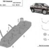 SCUT METALIC REZERVOR PENTRU VARIANTA FARA SCUT DE PLASTIC VOLKSWAGEN AMAROK 2010+
