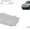 SCUT METALIC REZERVOR TOYOTA LAND CRUISER J90 1995-2002