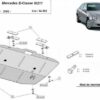 SCUT MOTOR METALIC MERCEDES E-CLASS W211 2002-2009