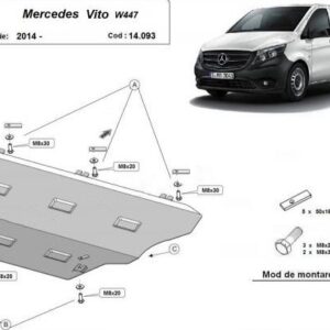 SCUT MOTOR METALIC MERCEDES VITO W447 1.6 DIESEL 2X4 2014+