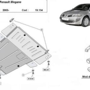 SCUT MOTOR METALIC RENAULT MEGANE II 2003-2008