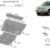 SCUT MOTOR METALIC TOYOTA LAND CRUISER J90 1995-2002