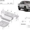 SSCUT METALIC MOTOR SI RADIATOR TOYOTA HILUX VIGO 2004-2015