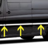 CAPACE BANDOURI CROMATE VOLKSWAGEN CRAFTER 2006+