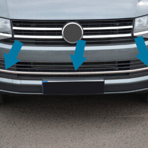 ORNAMENTE CROMATE BARA FATA IN PARTEA DE JOS VOLKSWAGEN T6 2015+ (INOX)